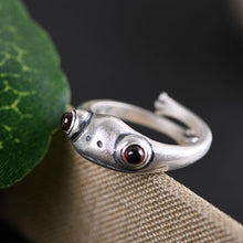Lade das Bild in den Galerie-Viewer, S925 Frosch Ring
